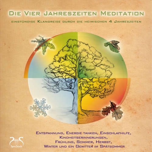 Hoerbuch Die Vier Jahreszeiten Meditation - SyncSouls Natur-Meditationen Vol. 1 - geführte Meditation - Durch Frühling, Sommer, Herbst und Winter - Torsten Abrolat - Franziska Diesmann