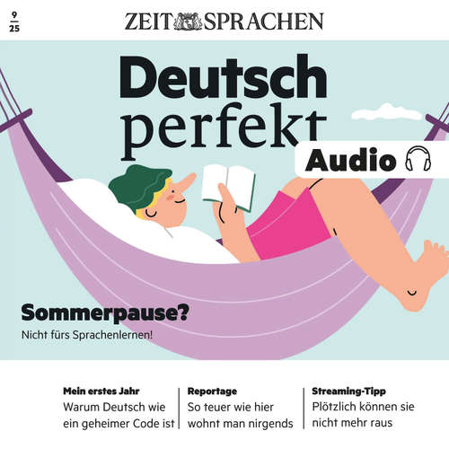 Hoerbuch Deutsch perfekt Audio - Sommerpause? - Alia Begisheva - Katja Amberger