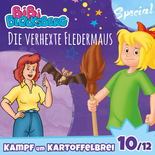 Hoerbuch Bibi Blocksberg, Kampf um Kartoffelbrei (Special), Teil 10: Die verhexte Fledermaus - Stephan Gürtler - Susanna Bonasewicz
