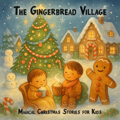 Audiobook Magical Christmas Stories for Kids, The Gingerbread Village - Claudia Schröder - Synthesized Voice-Female