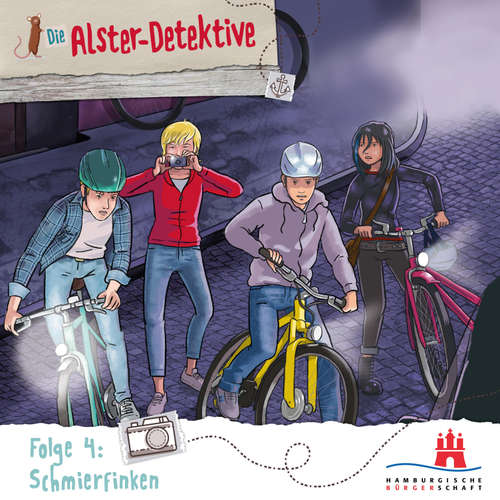 Hoerbuch Die Alster-Detektive Folge 4 - Schmierfinken - Katrin Wiegand - Shirin Westenfelder