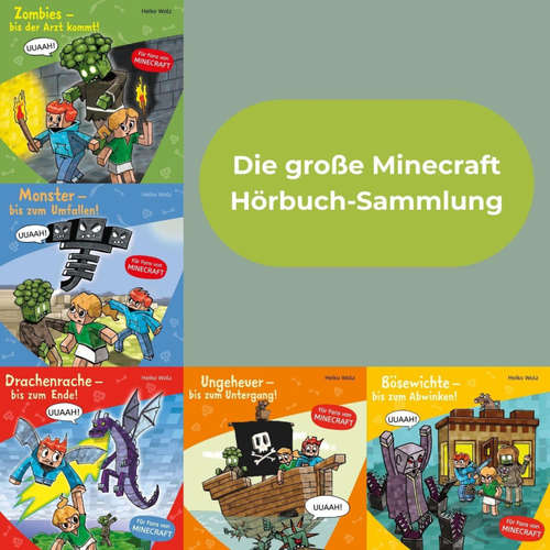 Hoerbuch Minecraft : Die große Minecraft Hörbuch-Sammlung - Heiko Wolz - Julian Horeyseck