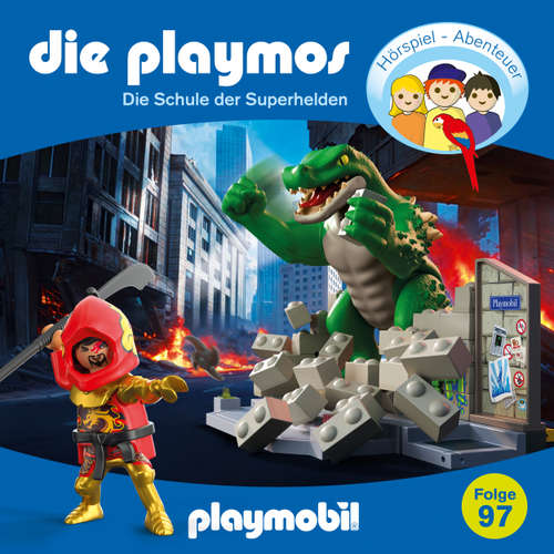 Hoerbuch Die Playmos - Das Original Playmobil Hörspiel, Folge 97: Die Schule der Superhelden - David Bredel - Gerrit Schmidt-Foß