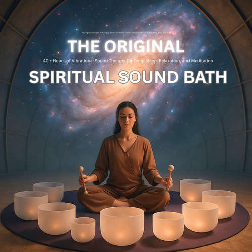 Audiobook Spiritual Sound Bath – The Original – 40 Hours of Vibrational Sound Therapy for Deep Sleep, Relaxation, and Meditation - THE SOUND HEALING FOUNDATION - Jonas Sager