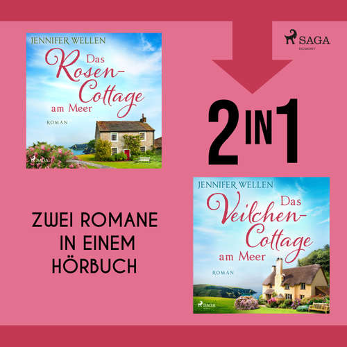 Hoerbuch Das Rosencottage am Meer & Das Veilchencottage am Meer - Jennifer Wellen - Svenja Pages