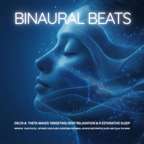Audiobook Binaural Beats: Delta & Theta Waves Targeting Deep Relaxation and Restorative Sleep - Binaural Beats Studios London - Binaural Beats Studios London