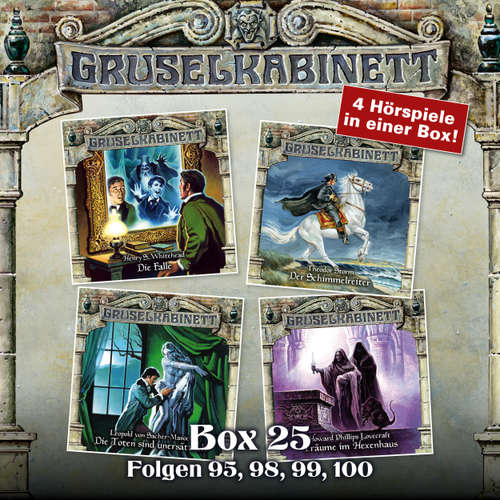 Hoerbuch Gruselkabinett, Box 25: Folgen 95, 98, 99, 100 - Henry S. Whitehead - Frank Schaff