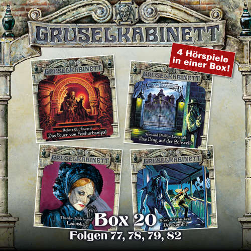 Hoerbuch Gruselkabinett, Box 20: Folgen 77, 78, 79, 82 - Robert E. Howard - Wolfgang Pampel
