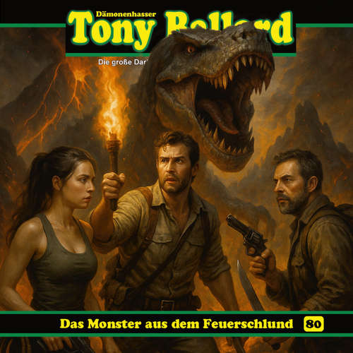 Hoerbuch Tony Ballard, Folge 80: Das Monster aus dem Feuerschlund - A. F. Morland - Gerrit Schmidt-Foß