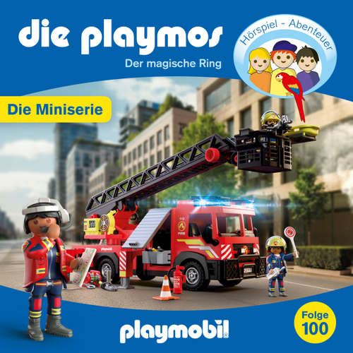 Hoerbuch Die Playmos - Brand im Dachstuhl, Folge 100: Der magische Ring - Episode 5 - David Bredel - Gerrit Schmidt-Foß