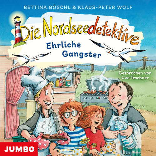Hoerbuch Die Nordseedetektive. Ehrliche Gangster (Band 14) - Klaus-Peter Wolf - Uve Teschner