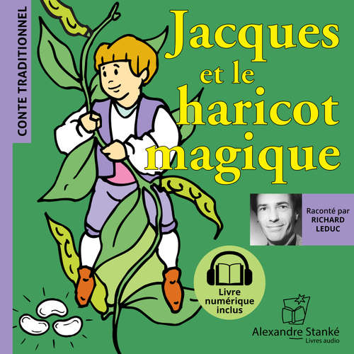 Livre audio Jacques et le haricot magique - Joseph Jacobs - Richard Leduc