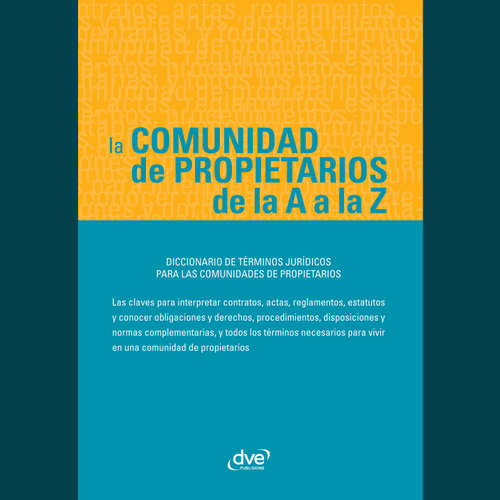 Audiolibro La comunidad de propietarios de la A a la Z - Varios autores - Male synthesized voice