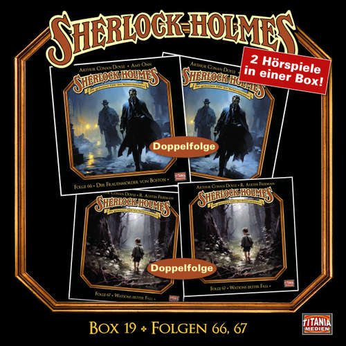 Hoerbuch Sherlock Holmes - Die geheimen Fälle des Meisterdetektivs, Box 19: Folgen 66, 67 - Arthur Conan Doyle - Joachim Tennstedt