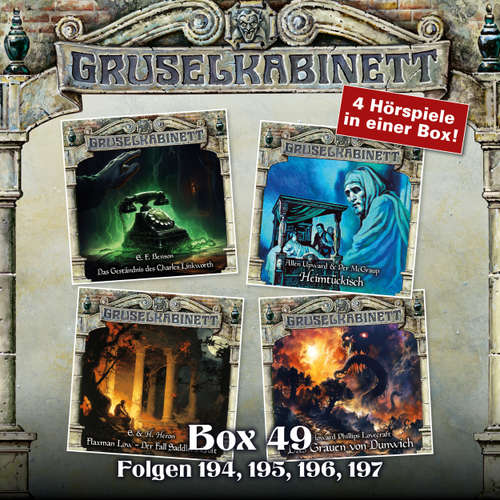 Hoerbuch Gruselkabinett, Box 49: Folgen 194, 195, 196, 197 - E. F. Benson - Valentin Stroh