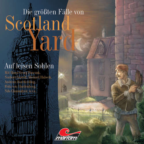 Hoerbuch Die größten Fälle von Scotland Yard, Folge 2: Auf leisen Sohlen - Andreas Masuth - Norbert Gastell Hoerbuch Die größten Fälle von Scotland Yard, Folge 2: Auf leisen Sohlen - Andreas Masuth - Norbert Gastell