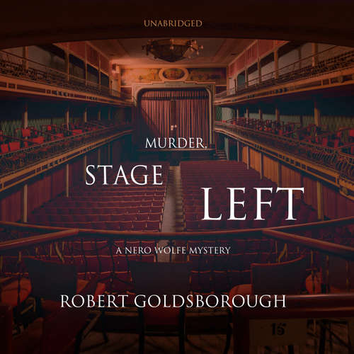 Audiobook Murder, Stage Left - Robert Goldsborough - L.J. Ganser