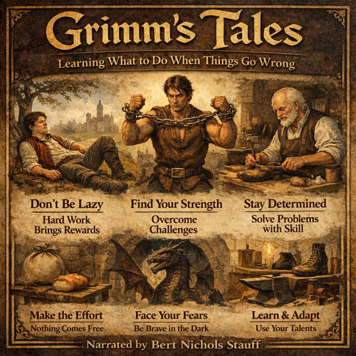 Audiobook Grimm’s Tales: Learning What to Do When Things Go Wrong - Jacob and Wilhelm Grimm - Bert Nichols Stauff