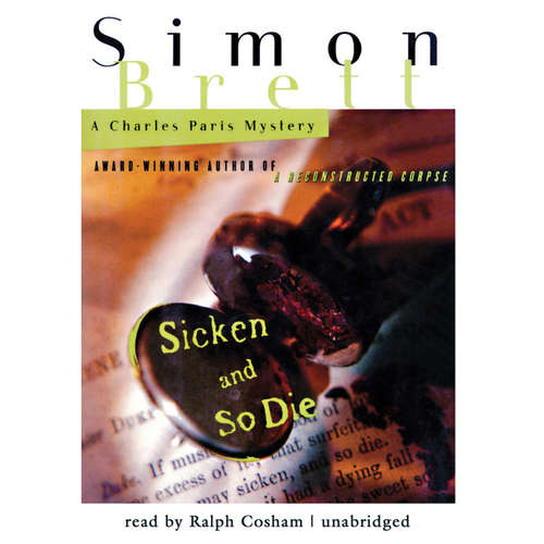 Audiobook Sicken and So Die - Simon Brett - Geoffrey Howard