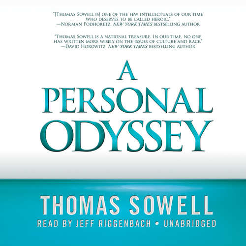Audiobook A Personal Odyssey - Thomas Sowell - Jeff Riggenbach