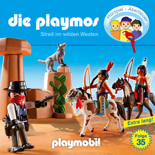 Hoerbuch Die Playmos - Das Original Playmobil Hörspiel, Folge 35: Streit im Wilden Westen - David Bredel - Gerrit Schmidt-Foß