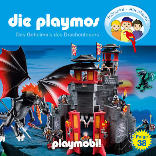 Hoerbuch Die Playmos - Das Original Playmobil Hörspiel, Folge 38: Das Geheimnis des Drachenfeuers - Simon X. Rost - Gerrit Schmidt-Foß