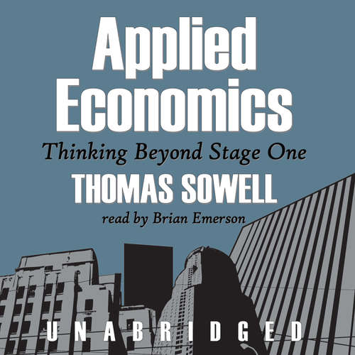 Audiobook Applied Economics - Thomas Sowell - Brian Emerson