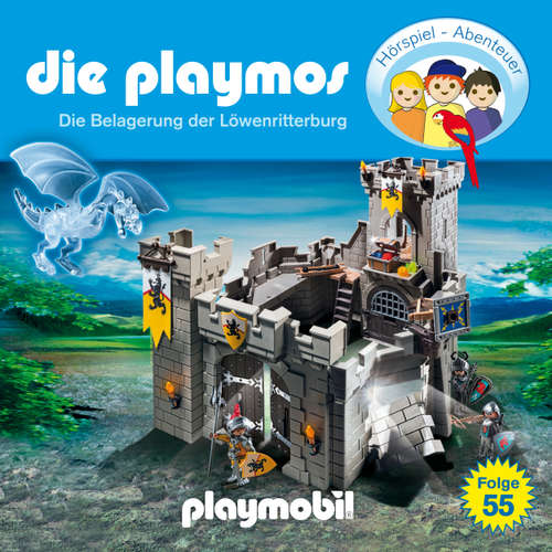 Hoerbuch Die Playmos - Das Original Playmobil Hörspiel, Folge 55: Die Belagerung der Löwenritterburg - David Bredel - Gerrit Schmidt-Foß