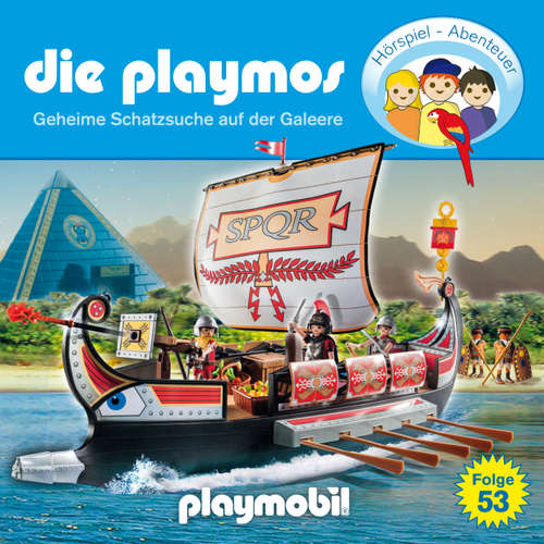 Hoerbuch Die Playmos - Das Original Playmobil Hörspiel, Folge 53: Geheime Schatzsuche auf der Galeere - Simon X. Rost - Gerrit Schmidt-Foß