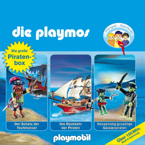 Die Playmos - Das Original Playmobil Hörspiel, Die große Piraten-Box, Folgen 1, 16, 22