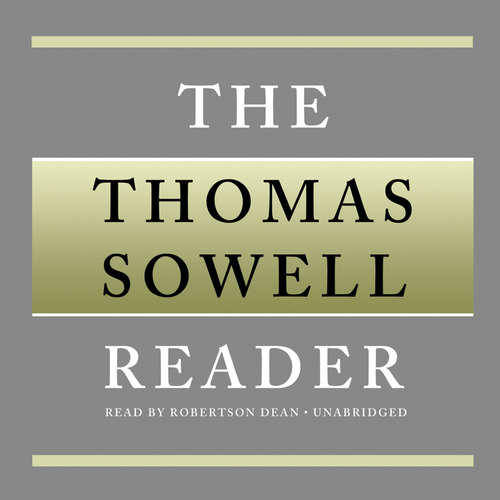 Audiobook The Thomas Sowell Reader - Thomas Sowell - Robertson Dean