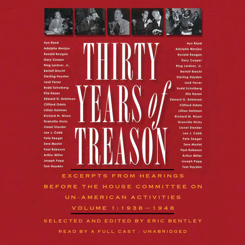 Audiobook Thirty Years of Treason, Vol. 1 - Eric Bentley - Claire Bloom