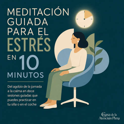 Audiolibro Meditación Guiada para el Estrés en 10 Minutos - Casa de la Atención Plena - Digital Voice