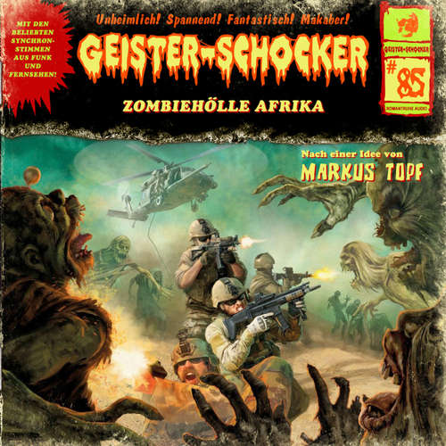 Hoerbuch Geister-Schocker, Folge 85: Zombie-Hölle Afrika - Markus Topf - Christoph Memmert