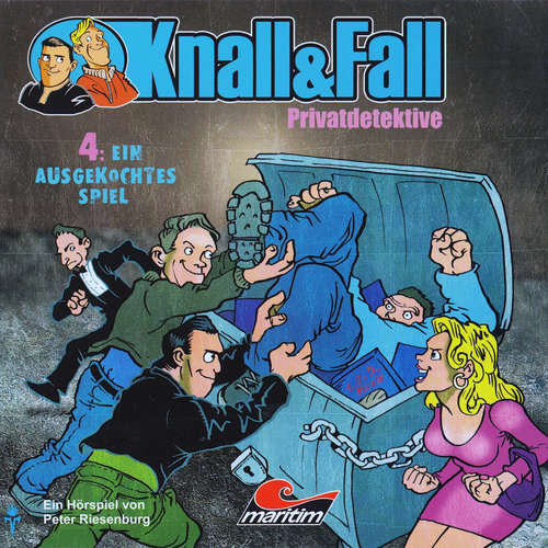 Hoerbuch Knall & Fall Privatdetektive, Folge 4: Ein ausgekochtes Spiel - Peter Riesenburg - Claus Wilcke Hoerbuch Knall & Fall Privatdetektive, Folge 4: Ein ausgekochtes Spiel - Peter Riesenburg - Claus Wilcke