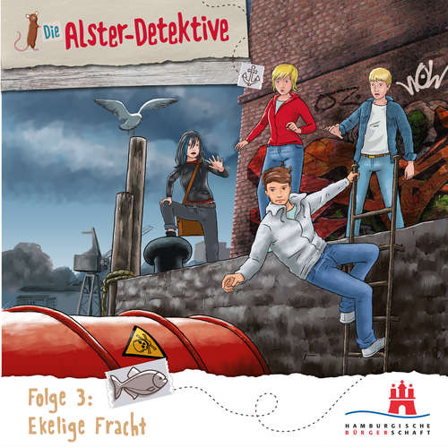 Hoerbuch Die Alster-Detektive, Folge 3: Eklige Fracht - Katrin Wiegand - Oliver Rohrbeck Hoerbuch Die Alster-Detektive, Folge 3: Eklige Fracht - Katrin Wiegand - Oliver Rohrbeck