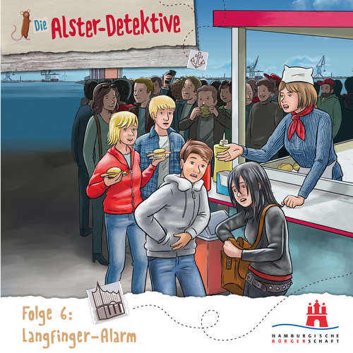 Hoerbuch Die Alster-Detektive, Folge 6: Langfinger-Alarm - Katrin Wiegand - Oliver Rohrbeck Hoerbuch Die Alster-Detektive, Folge 6: Langfinger-Alarm - Katrin Wiegand - Oliver Rohrbeck