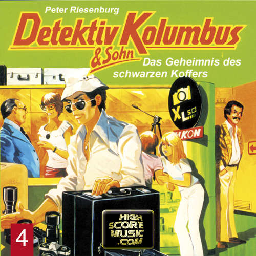 Hoerbuch Detektiv Kolumbus & Sohn, Folge 4: Das Geheimnis des schwarzen Koffers - Peter Riesenburg - Lothar Grützner Hoerbuch Detektiv Kolumbus & Sohn, Folge 4: Das Geheimnis des schwarzen Koffers - Peter Riesenburg - Lothar Grützner