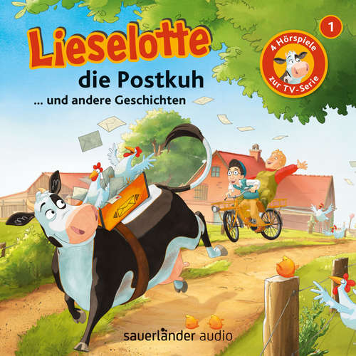 Hoerbuch Lieselotte Filmhörspiele, Folge 1: Lieselotte die Postkuh (Vier Hörspiele) - Alexander Steffensmeier - Uve Teschner Hoerbuch Lieselotte Filmhörspiele, Folge 1: Lieselotte die Postkuh (Vier Hörspiele) - Alexander Steffensmeier - Uve Teschner