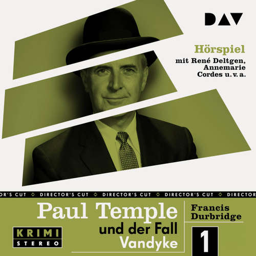 Hoerbuch Paul Temple und der Fall Vandyke (Original-Radio-Fassung) (Ungekürzt) - Francis Durbridge - René Deltgen