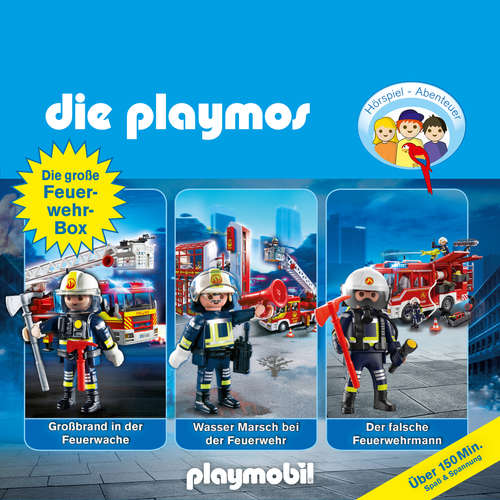 Hoerbuch Die Playmos - Das Original Playmobil Hörspiel, Die große Feuerwehr-Box, Folgen 42, 57, 62 - David Bredel - Gerrit Schmidt-Foß Hoerbuch Die Playmos - Das Original Playmobil Hörspiel, Die große Feuerwehr-Box, Folgen 42, 57, 62 - David Bredel - Gerrit Schmidt-Foß