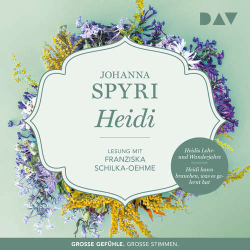 Hoerbuch Heidi - Johanna Spyri - Franziska Schilka-Oehme Hoerbuch Heidi - Johanna Spyri - Franziska Schilka-Oehme