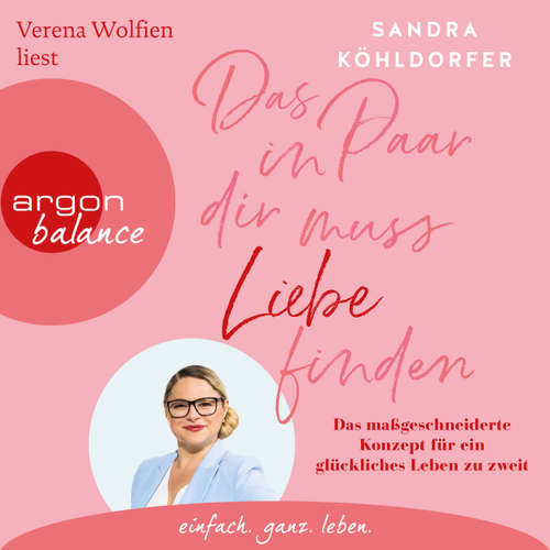 Hoerbuch Das Paar in dir muss Liebe finden - Das maßgeschneiderte Konzept für ein glückliches Leben zu zweit - Sandra Köhldorfer - Verena Wolfien
