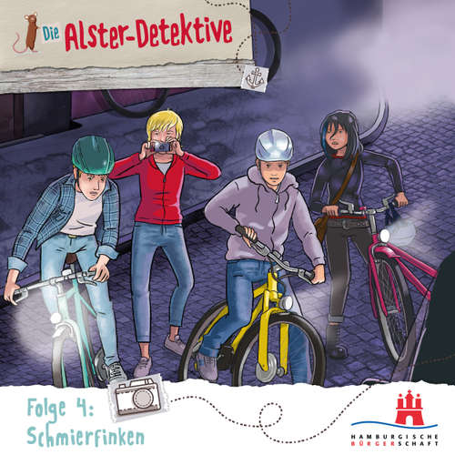 Hoerbuch Die Alster-Detektive, Folge 4: Schmierfinken - Katrin Wiegand - Shirin Westenfelder