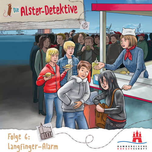 Hoerbuch Die Alster-Detektive, Folge 6: Langfinger Alarm - Katrin Wiegand - Shirin Westenfelder