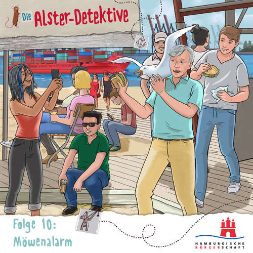Hoerbuch Die Alster-Detektive, Folge 10: Möwenalarm - Katrin Wiegand - Shirin Westenfelder