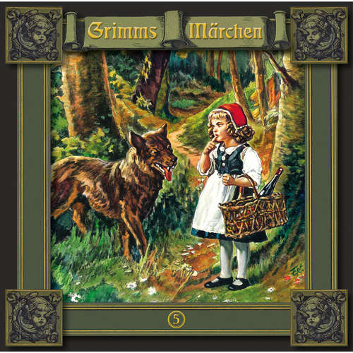 Hoerbuch Grimms Märchen, Folge 5: Rotkäppchen / Einäuglein, Zweiäuglein, Dreiäuglein / Tischlein deck dich, Goldesel und Knüppel aus dem Sack - Brüder Grimm - Peter Weis