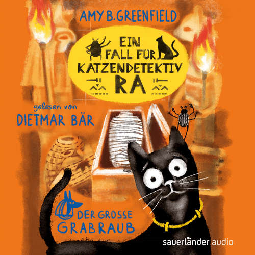 Hoerbuch Der große Grabraub - Ein Fall für Katzendetektiv Ra, Band 2 - Amy Butler Greenfield - Dietmar Bär