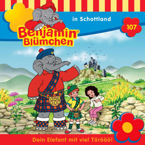 Hoerbuch Benjamin Blümchen, Folge 107: Benjamin in Schottland - Elfie Donnelly - Jürgen Kluckert