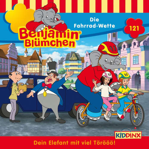 Hoerbuch Benjamin Blümchen, Folge 121: Die Fahrrad-Wette - Vincent Andreas - Jürgen Kluckert